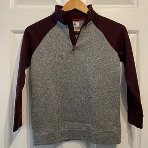 OLD NAVY Boys 1/4 Zip Knit Sweater M